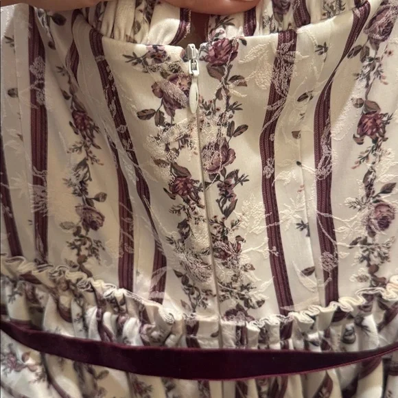 NWT Antonio Melani
x Nicola Bathie Florence Floral Print Sweetheart Midi Dress - Picture 7 of 8